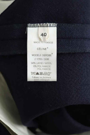Pantalon droit Celine  Bleu