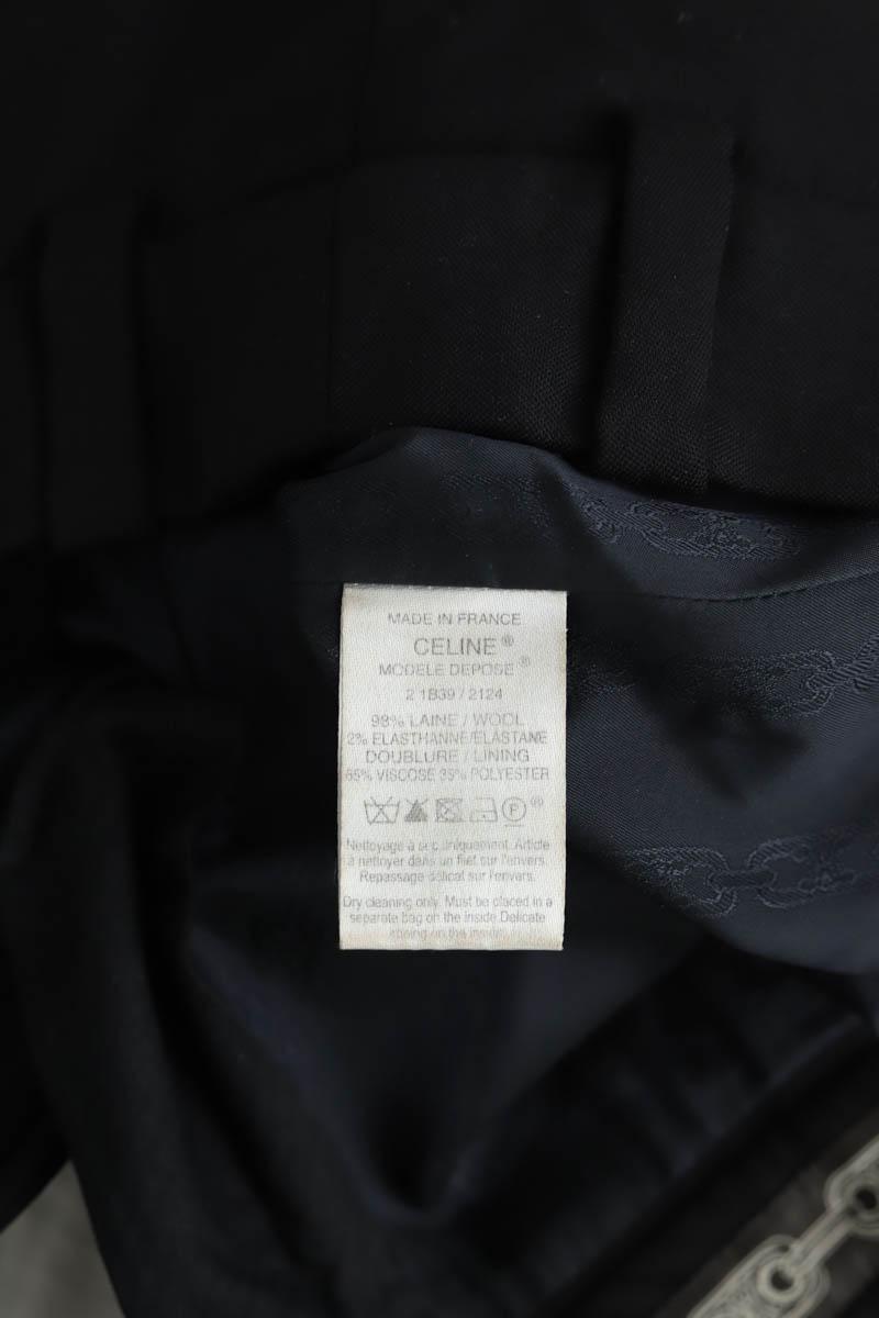Pantalon droit Celine  Noir
