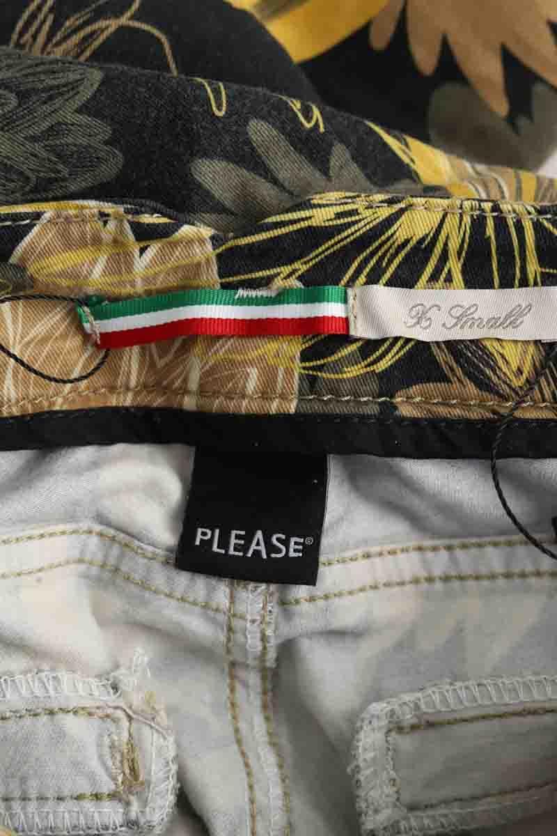 Pantalon slim Please  Jaune