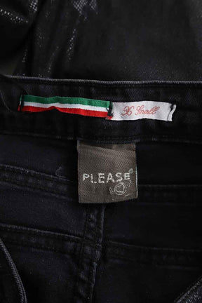 Pantalon droit Please  Noir