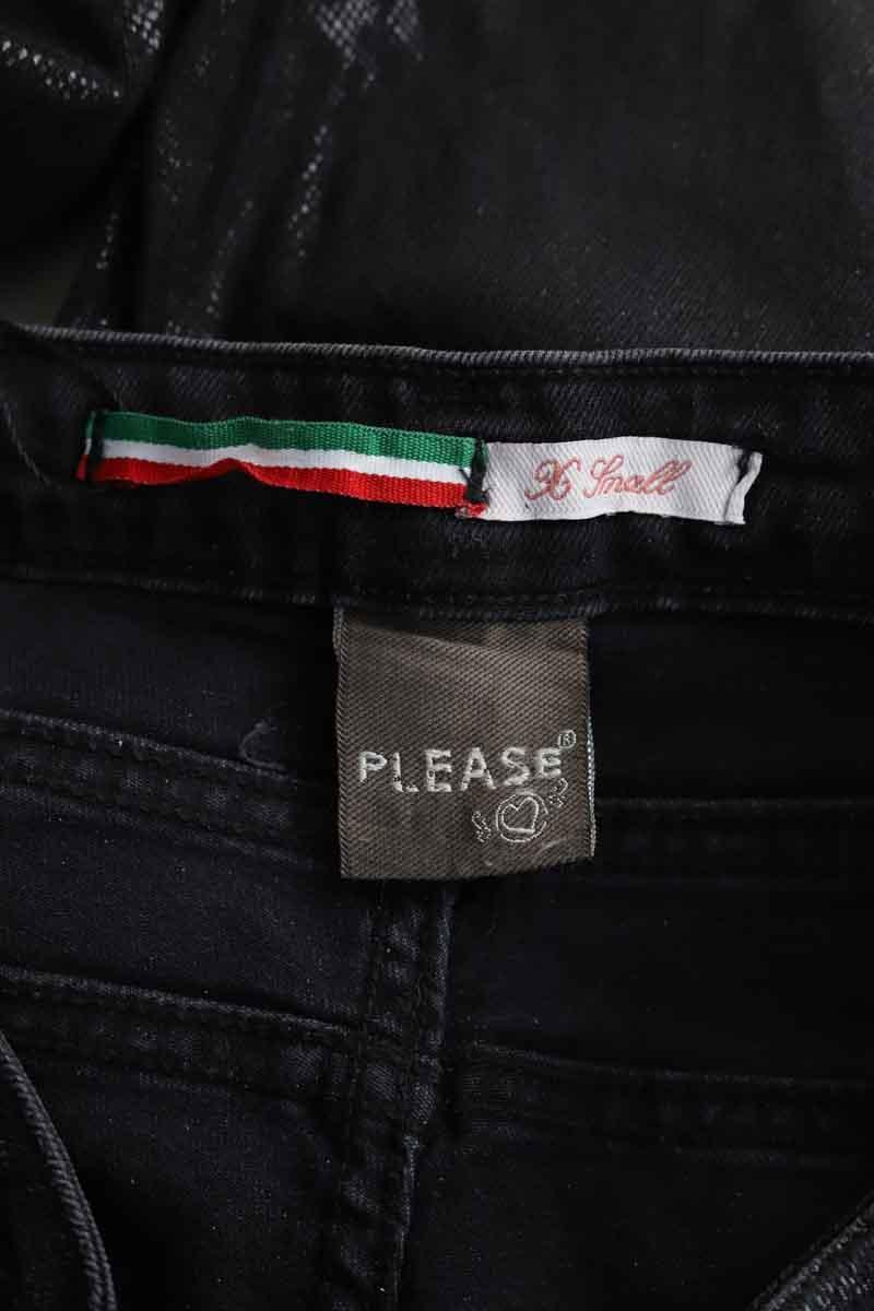 Pantalon droit Please  Noir
