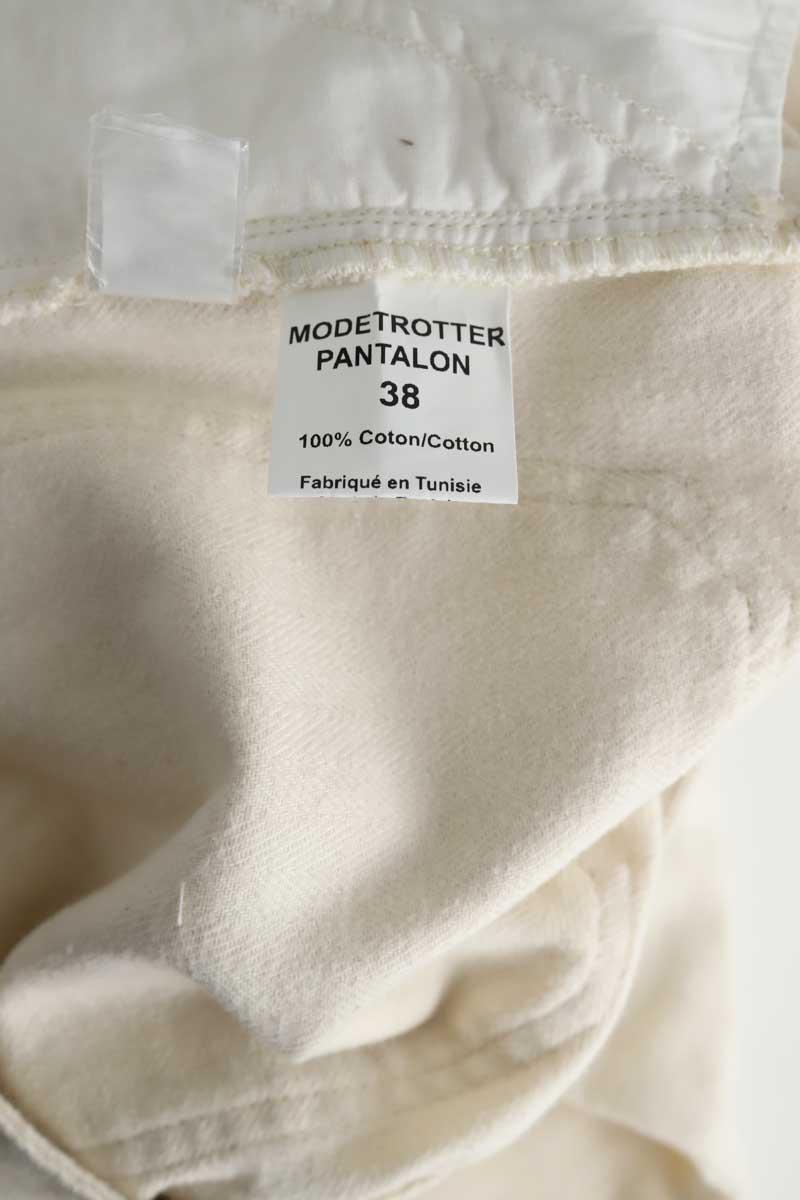 Pantalon droit Modetrotter  Beige