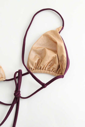 Haut de maillot de bain Albertine  Violet