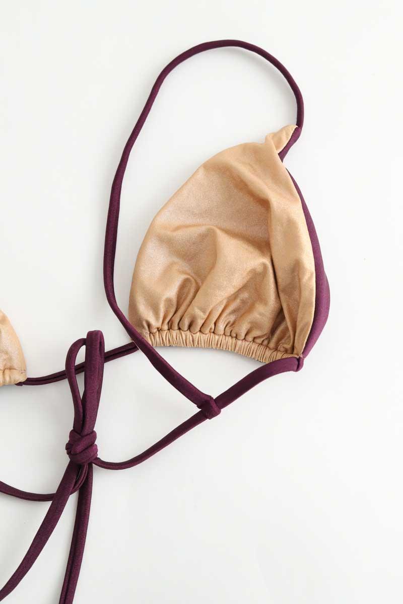 Haut de maillot de bain Albertine  Violet