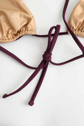 Haut de maillot de bain Albertine  Violet