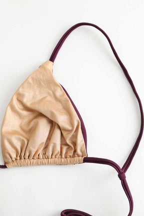 Haut de maillot de bain Albertine  Violet
