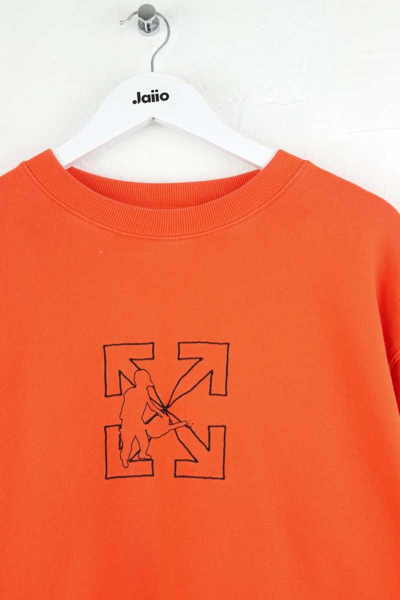 Pull Off White  Orange
