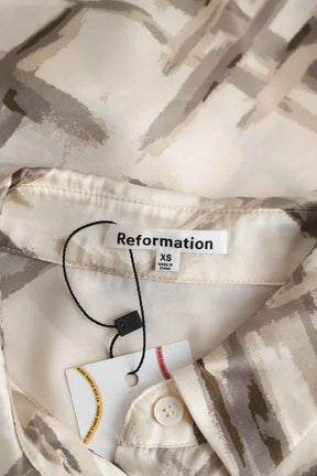 Blouse Reformation  Beige