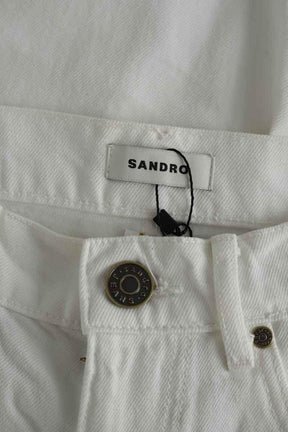 Jean droit Sandro  Blanc