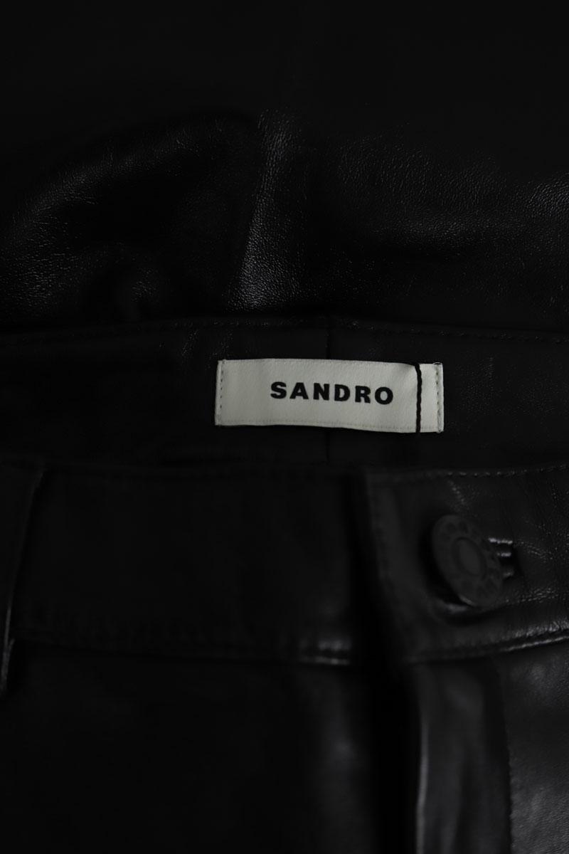Pantalon droit Sandro  Noir