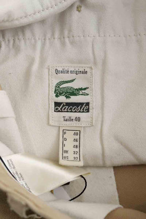 Pantalon droit Lacoste  Marron