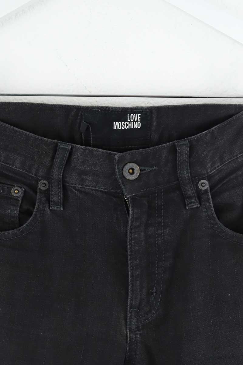 Jean droit Moschino  Noir