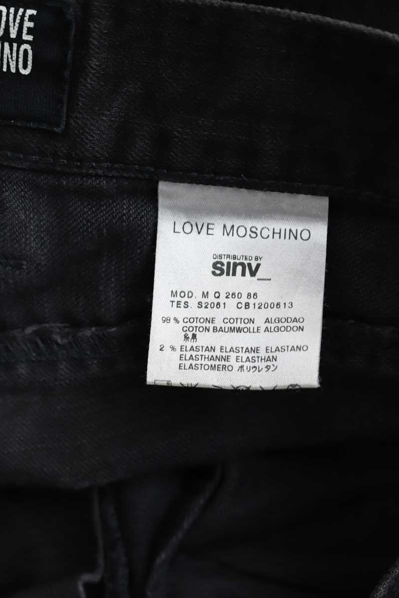 Jean droit Moschino  Noir
