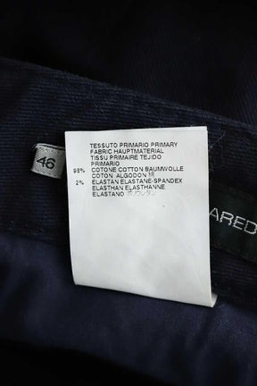 Jean droit Dsquared2  Bleu