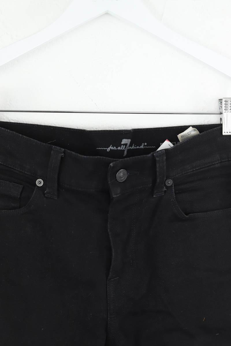 Jean droit 7 For All Mankind  Noir