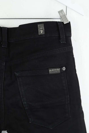 Jean droit 7 For All Mankind  Noir