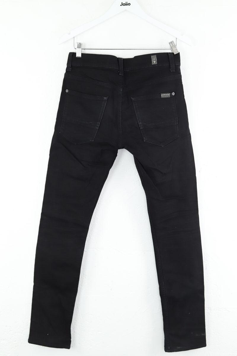 Jean droit 7 For All Mankind  Noir