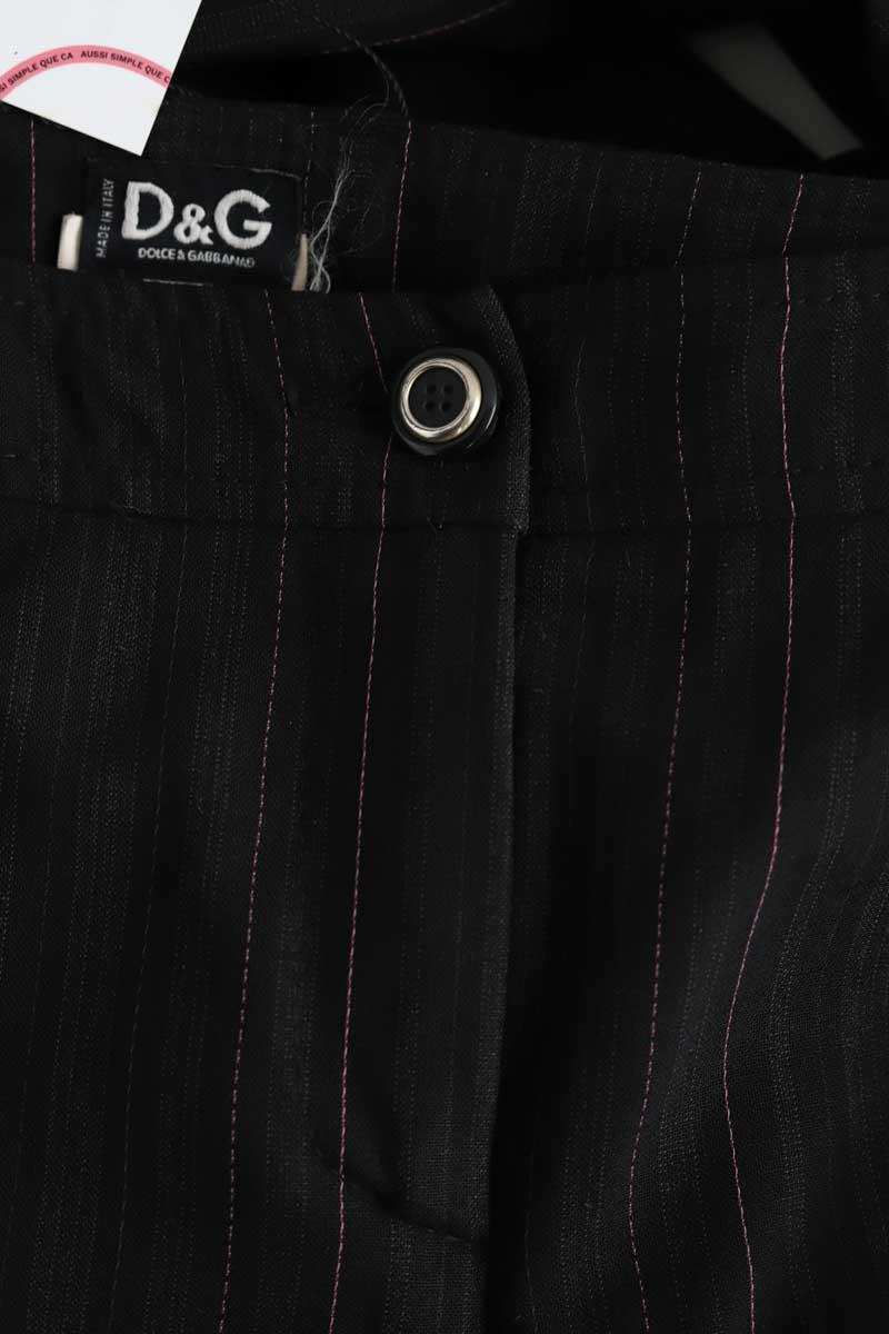 Pantalon droit Dolce & Gabbana  Noir