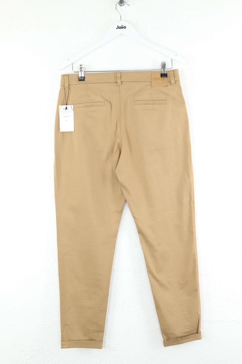 Pantalon droit Boss  Beige