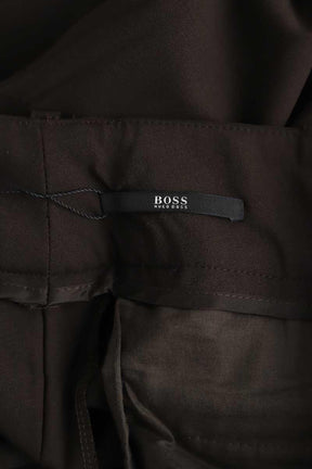 Pantalon droit Boss  Marron