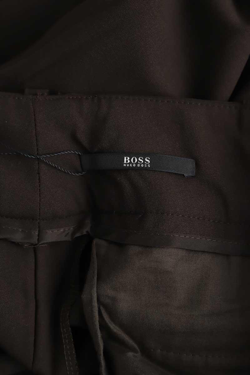 Pantalon droit Boss  Marron