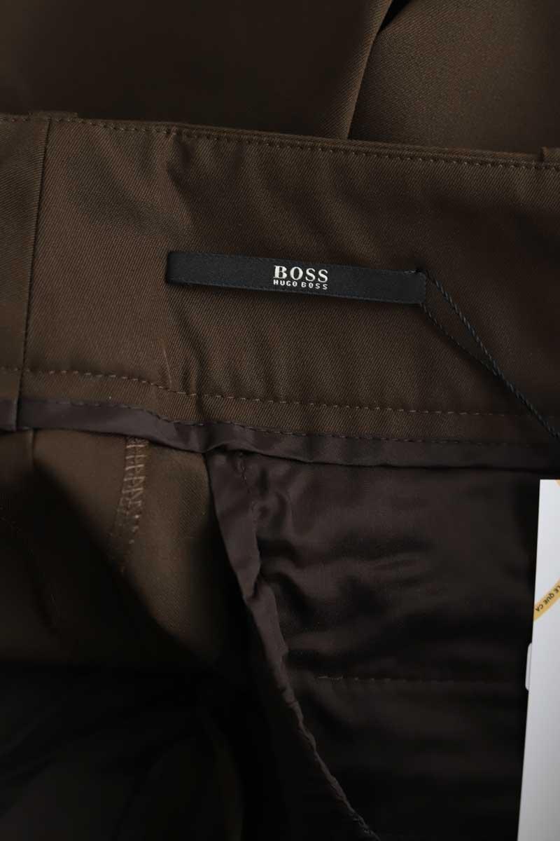 Pantalon droit Boss  Marron
