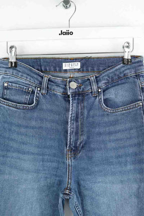 Jean droit Claudie Pierlot  Bleu