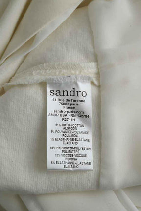 Robe Sandro  Blanc