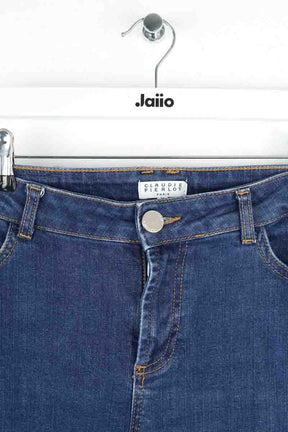 Jean droit Claudie Pierlot  Bleu