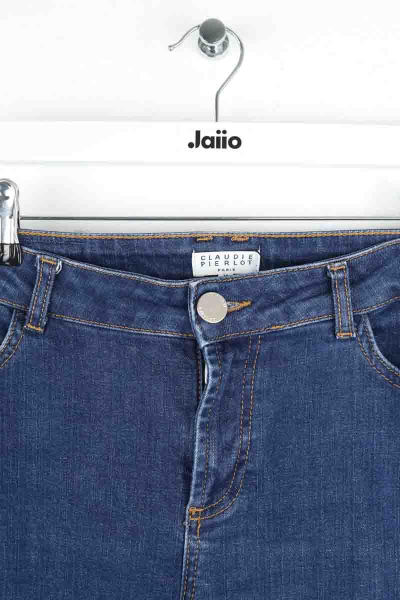Jean droit Claudie Pierlot  Bleu
