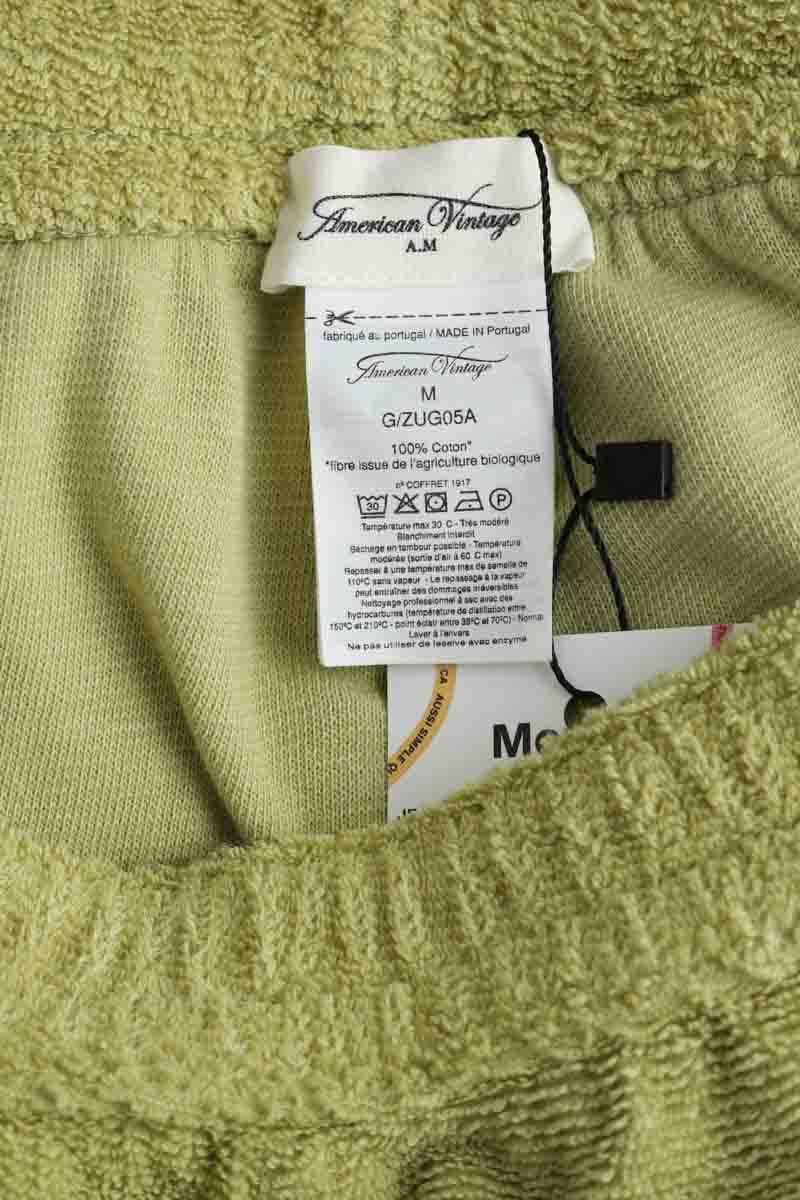Pantalon droit American Vintage  Vert