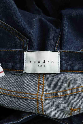 Jean droit Sandro  Bleu