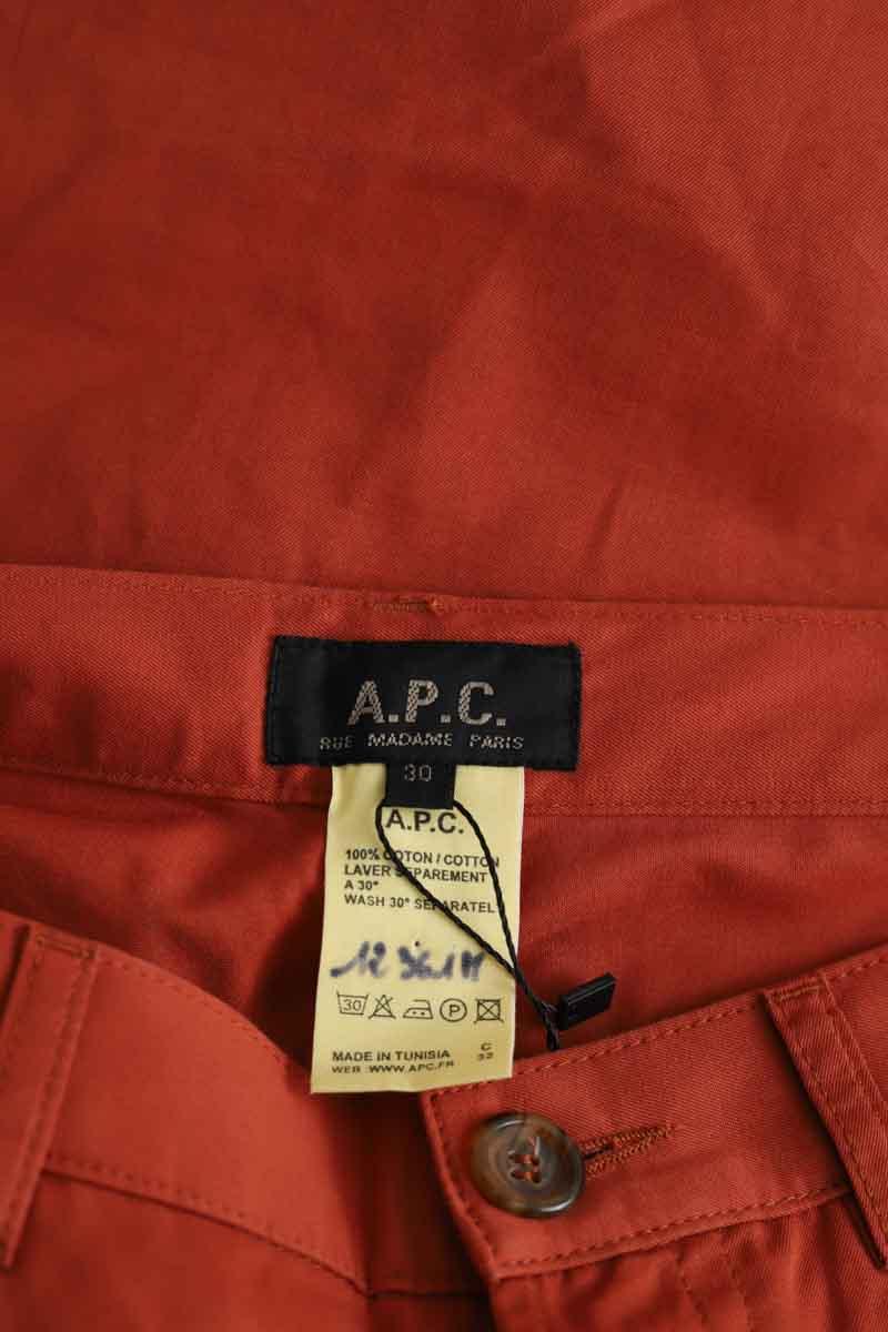 Pantalon droit APC  Orange