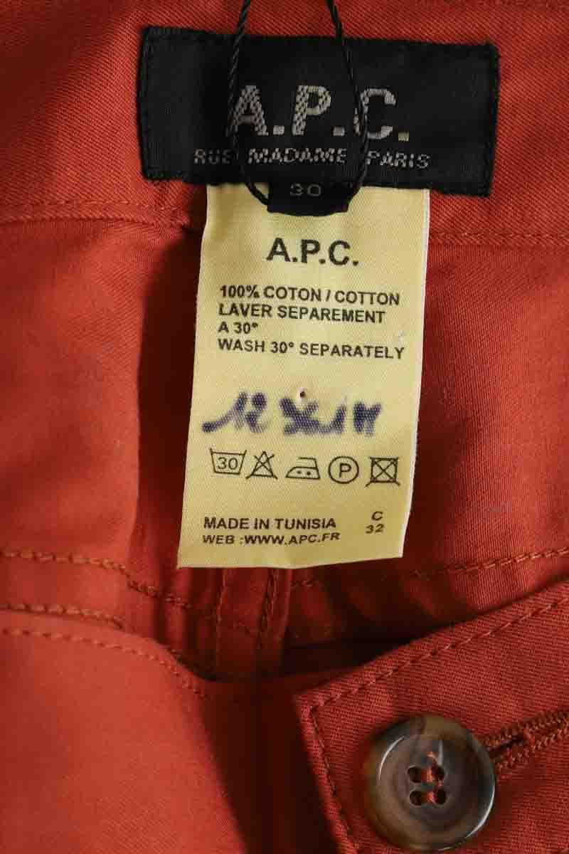 Pantalon droit APC  Orange