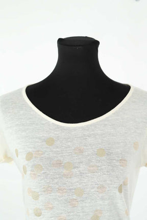 T-shirt Des Petits Hauts  Jaune