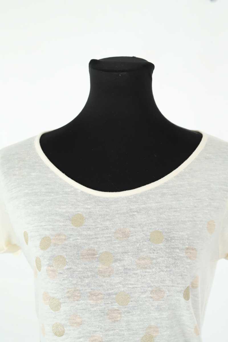 T-shirt Des Petits Hauts  Jaune