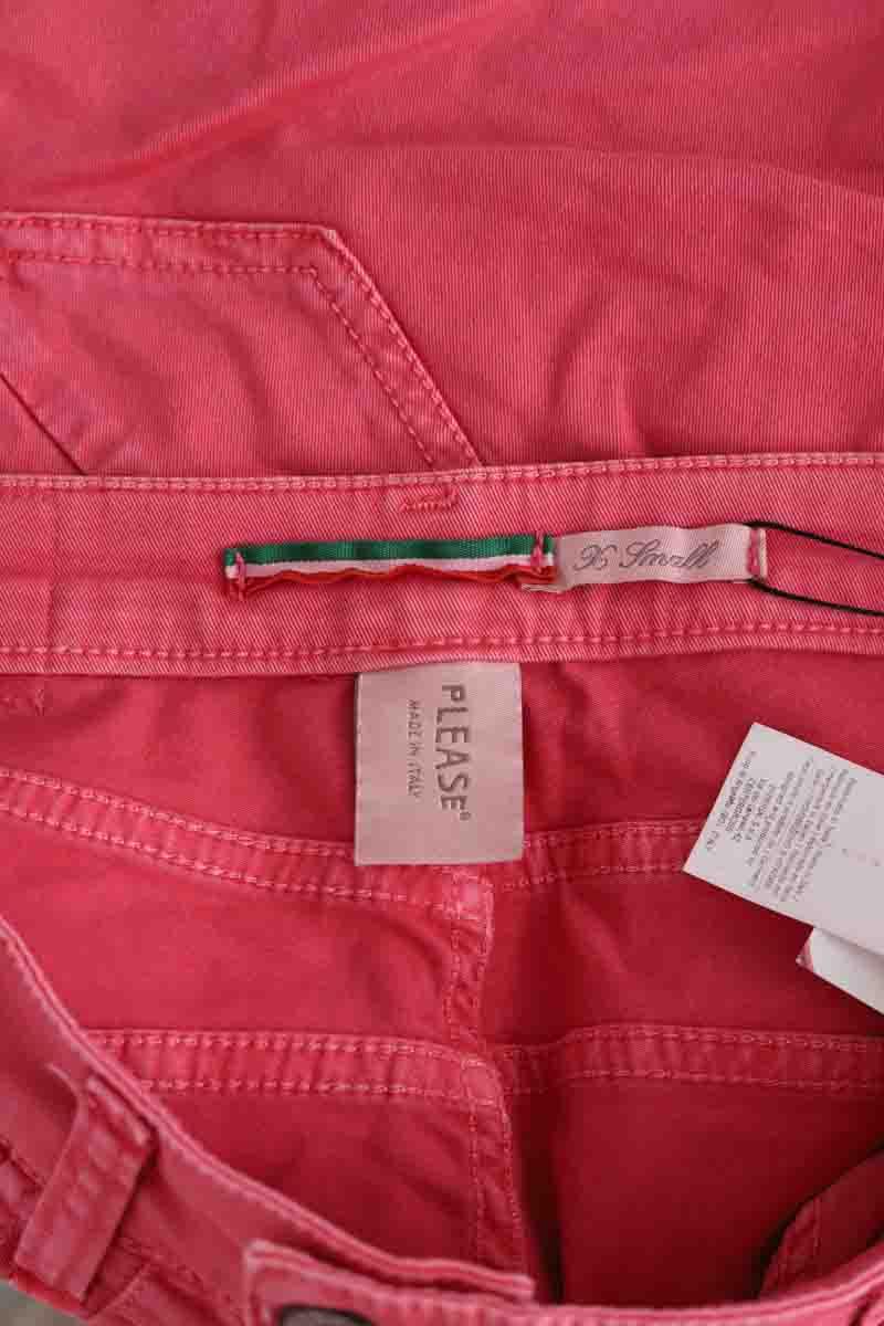 Pantalon droit Please  Rose