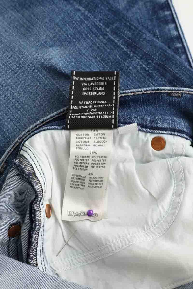 Jean slim 7 For All Mankind  Bleu