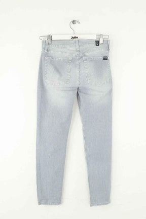 Pantalon droit 7 For All Mankind  Bleu