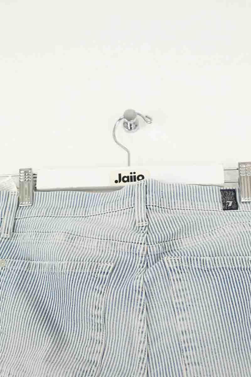 Pantalon droit 7 For All Mankind  Bleu