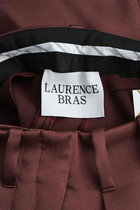 Pantalon large Laurence Bras  Marron