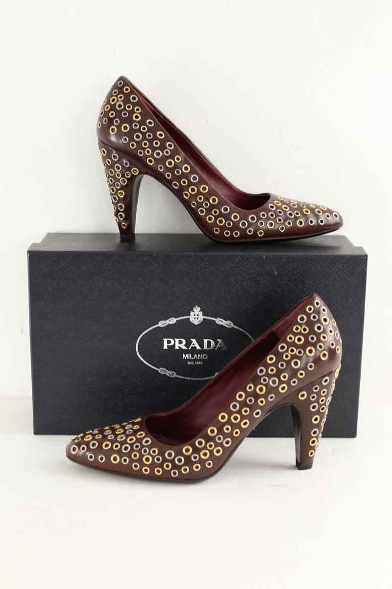 Talons Prada  Marron