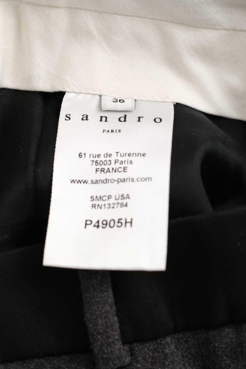 Pantalon droit Sandro  Anthracite