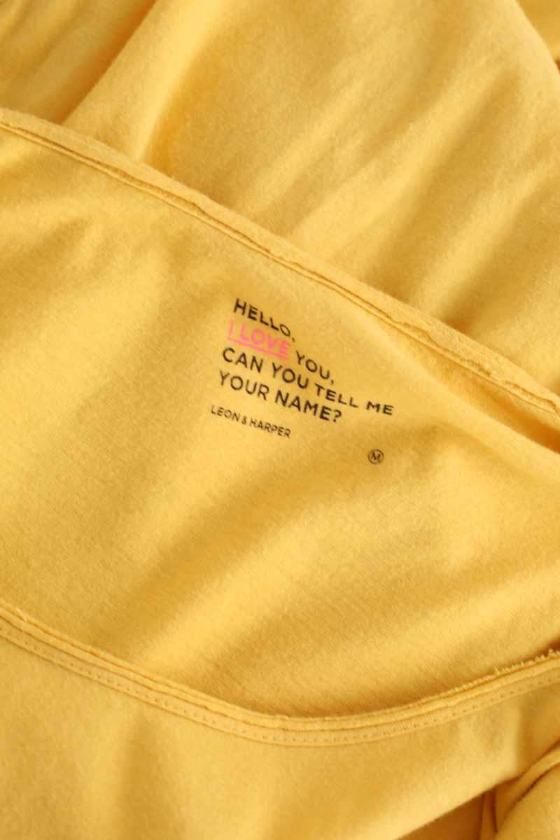 T-shirt Leon & Harper  Jaune
