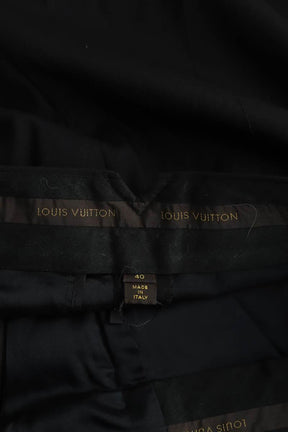 Pantalon droit Louis Vuitton  Noir