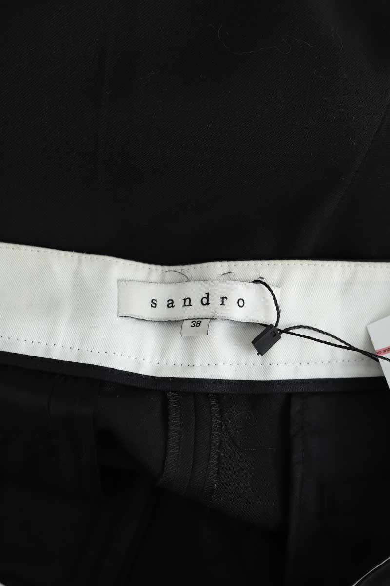 Pantalon droit Sandro  Noir