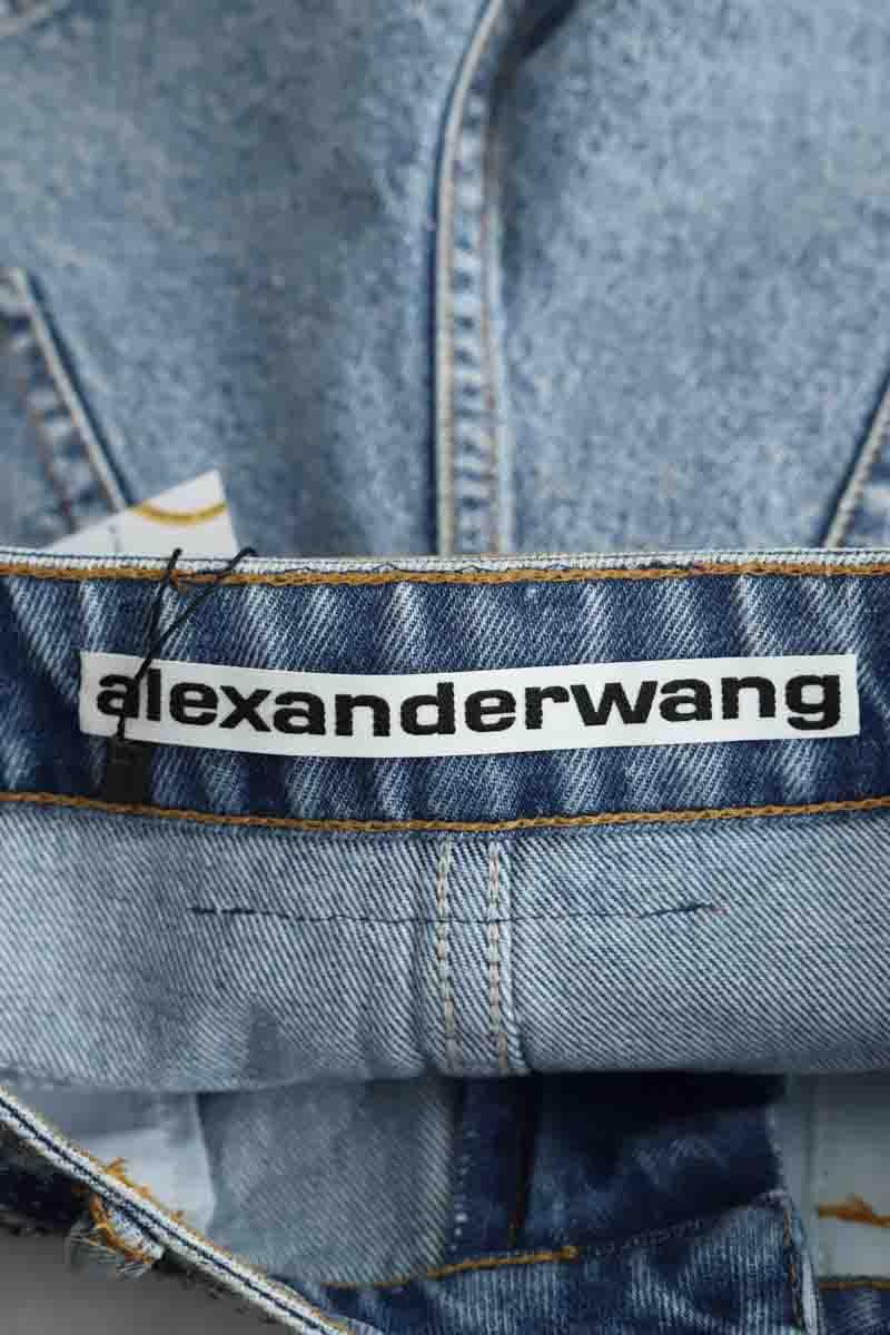Mini short Alexander Wang  Bleu