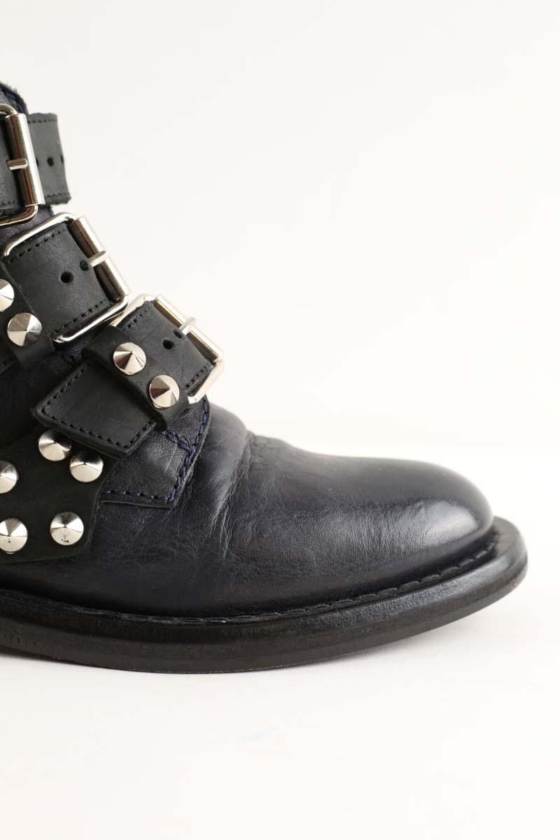 Boots à boucles Zadig & Voltaire Laureen Spikes Noir