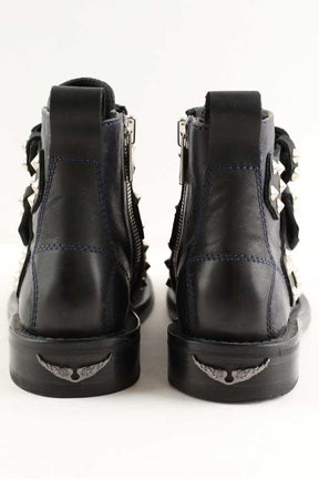 Boots à boucles Zadig & Voltaire Laureen Spikes Noir