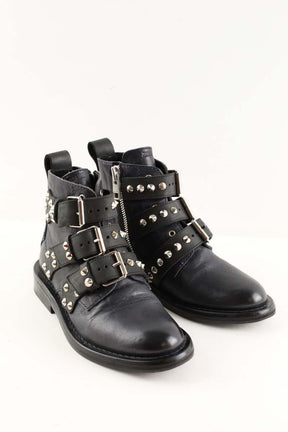Boots à boucles Zadig & Voltaire Laureen Spikes Noir